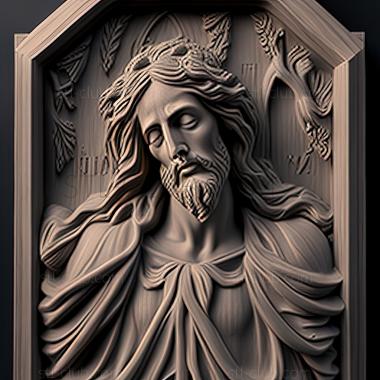 3D model st jesus (STL)